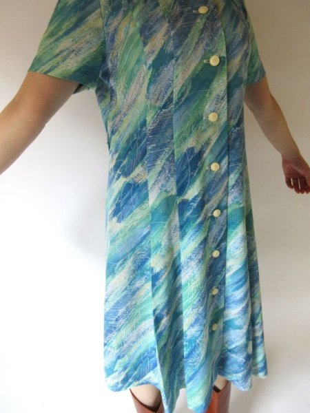 画像7: 爽やかブルーのワンピース (7)