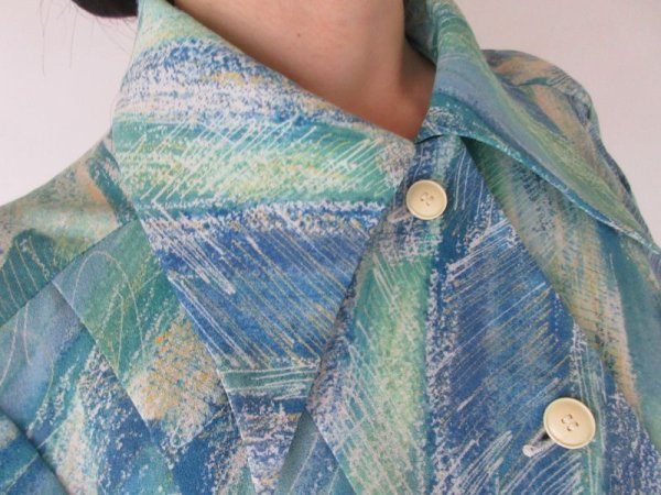 画像8: 爽やかブルーのワンピース (8)