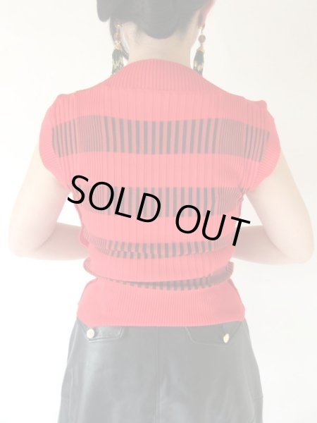 画像6: バイカラーモダントップス (6)