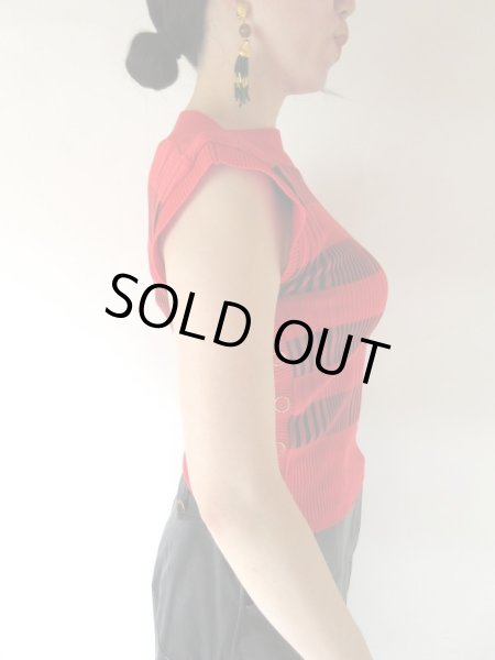 画像5: バイカラーモダントップス (5)