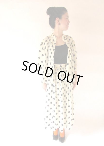 画像3: 【水玉とプリーツの誘惑*】11号*クラシカルセットアップ (3)