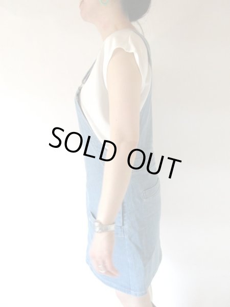 画像4: ライトブルーデニムワンピース (4)