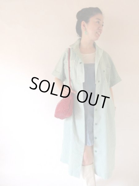 画像7: ライトブルーデニムワンピース (7)