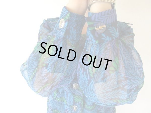 画像7: 【ふんわり優しいシルエット*】ゆったりsize*ボタニカル柄ワンピース (7)