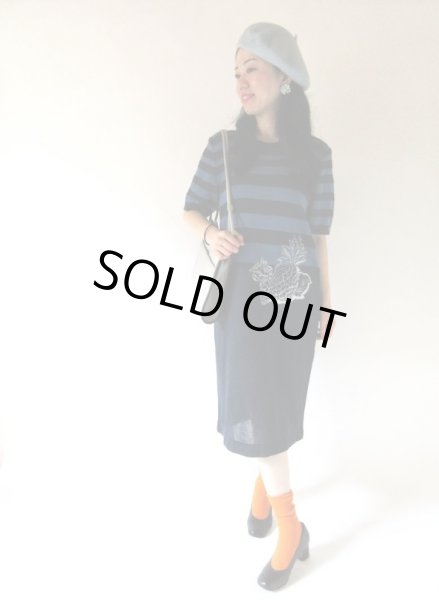 画像2: 【ロベルタのvintage*】パイナップル柄ワンピース (2)