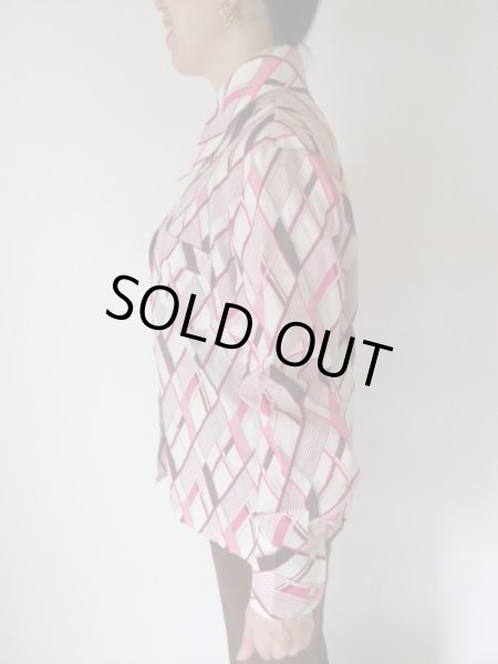 画像5: 【この襟の形が好き*】ゆったりサイズ*美襟海外vintageシャツ (5)