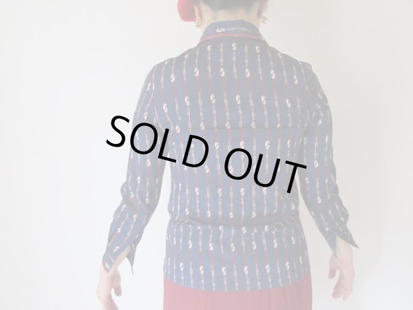 画像5: 【褪せない定番配色*】馬柄トリコロールシャツ (5)