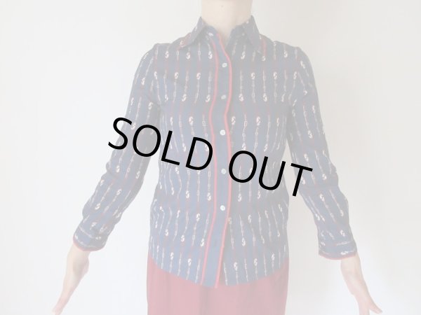 画像3: 【褪せない定番配色*】馬柄トリコロールシャツ (3)