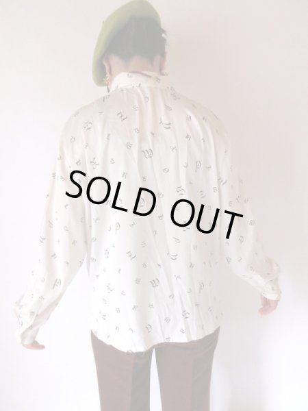 画像5: 【ゆったりサイズ*】英字ロゴブラウス (5)