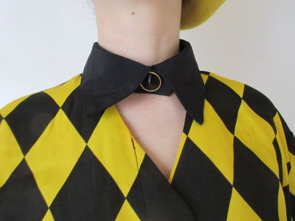 画像7: 【圧倒的インパクト*】幾何学柄シャツ (7)