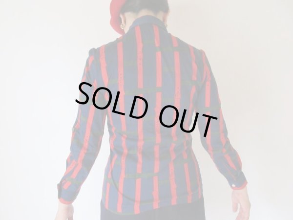 画像5: 【褪せない定番配色*】ベルト柄シャツ (5)