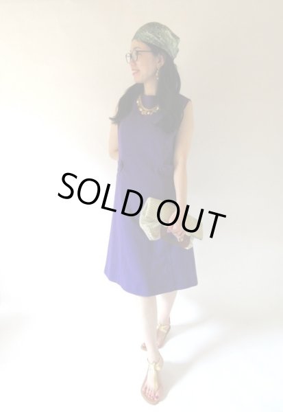 画像2: 【主役級の存在感*】60'svintageワンピース (2)