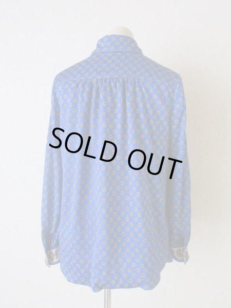 画像4: 【目覚めるブルー*】鮮やか配色のペイズリー柄シャツ (4)