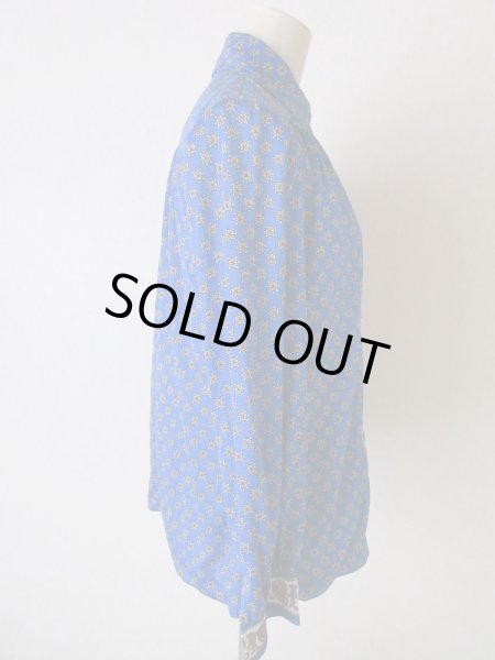 画像3: 【目覚めるブルー*】鮮やか配色のペイズリー柄シャツ (3)