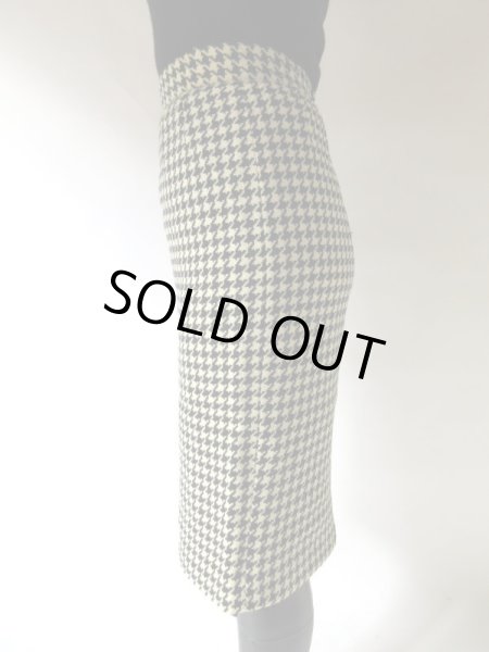 画像5: 【永遠の人気柄*】w66cm*美シルエットの千鳥柄スカート (5)