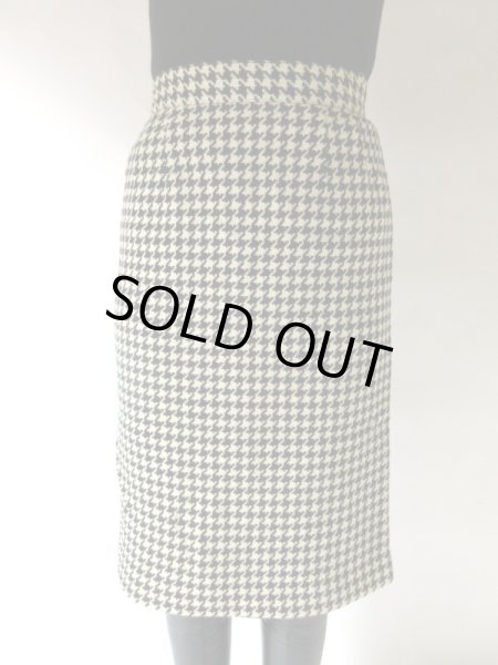 画像4: 【永遠の人気柄*】w66cm*美シルエットの千鳥柄スカート (4)