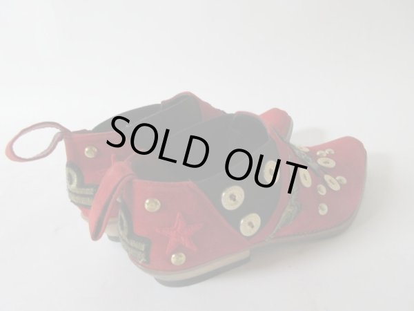 画像6: 【赤の生命力*】ITALY*バックスキンの80'sシューズ (6)