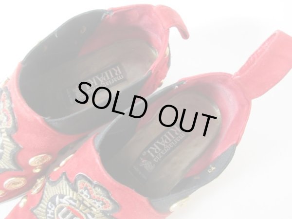 画像3: 【赤の生命力*】ITALY*バックスキンの80'sシューズ (3)