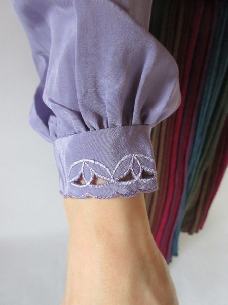 画像7: 【女っぷりあがる*】クラシカルブラウス (7)