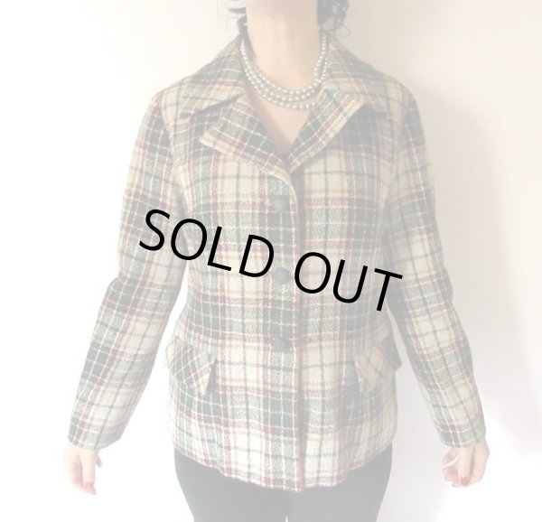 画像3: 【ちゃんと感アップ*】大人顔チェックのジャケット (3)