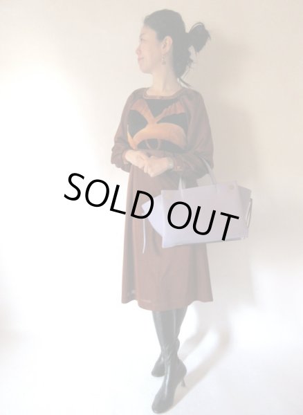 画像2: 【圧倒的存在感*】ステッチ装飾ワンピース (2)