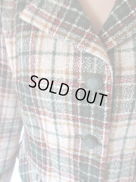 画像7: 【ちゃんと感アップ*】大人顔チェックのジャケット (7)