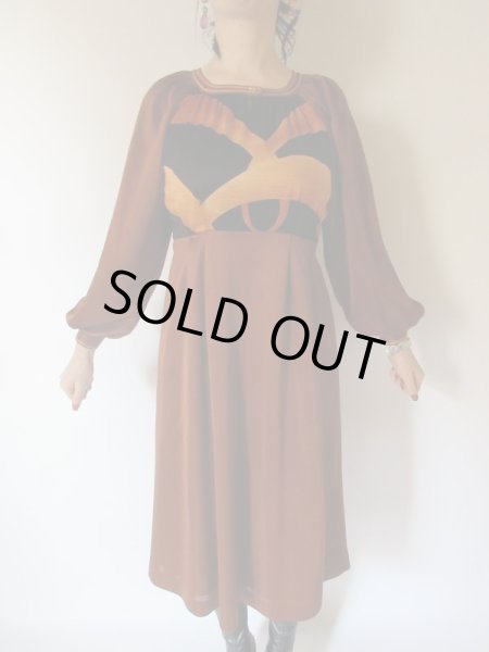 画像3: 【圧倒的存在感*】ステッチ装飾ワンピース (3)