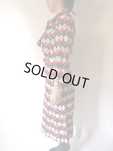 画像4: 【クラシカルで華やか*】お仕立て品*ボウタイワンピース (4)