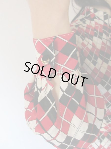 画像8: 【クラシカルで華やか*】お仕立て品*ボウタイワンピース (8)