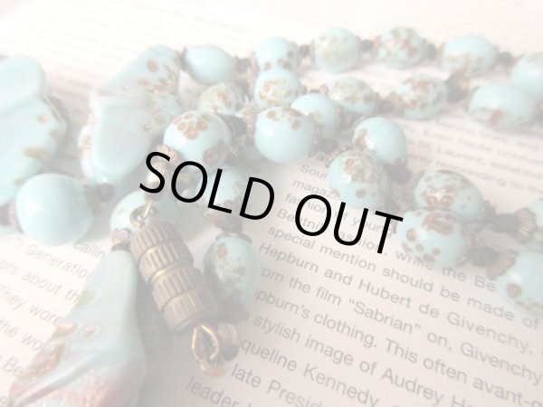 画像5: 【差し色使いに*】彩色ターコイズネックレス (5)