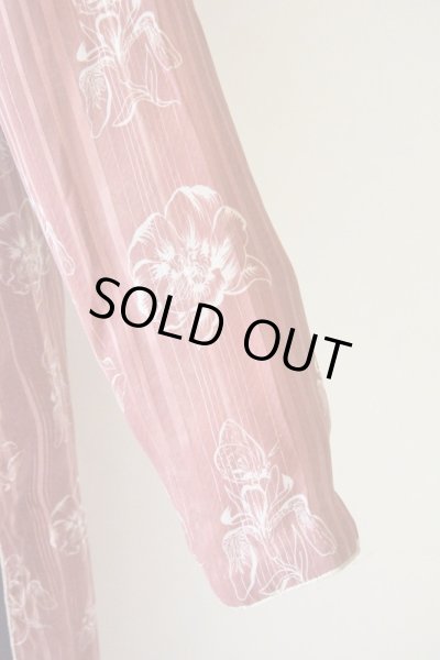 画像9: お仕立て品*異素材切り替えのマキシワンピース (9)