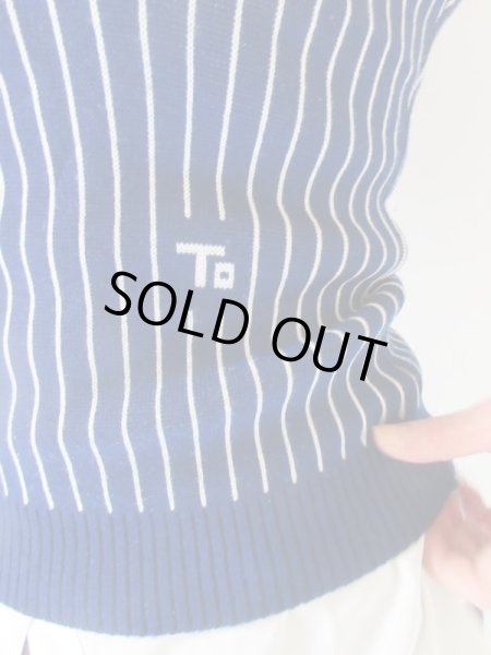 画像3: 【重ね着に強し*】ワンポイントマークニット (3)