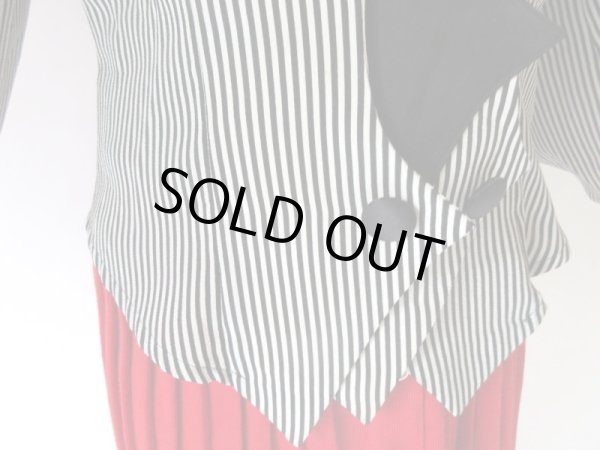 画像8: 【この１着で大人顔*】モノトーンストライプブラウス (8)