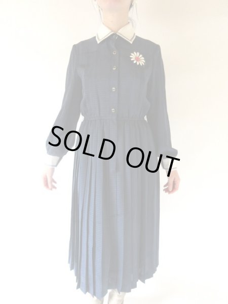 画像3: 【実は千鳥地*】ステッチデザインワンピース (3)