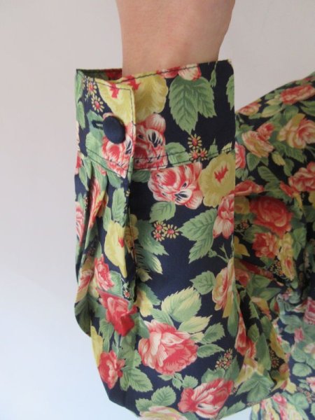 画像7: 【ゆったりsize*】クラシカルフラワーブラウス (7)