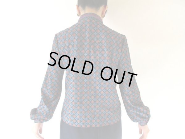 画像5: 【自慢の鮮やか配色*】レトロ配色の柄シャツ (5)