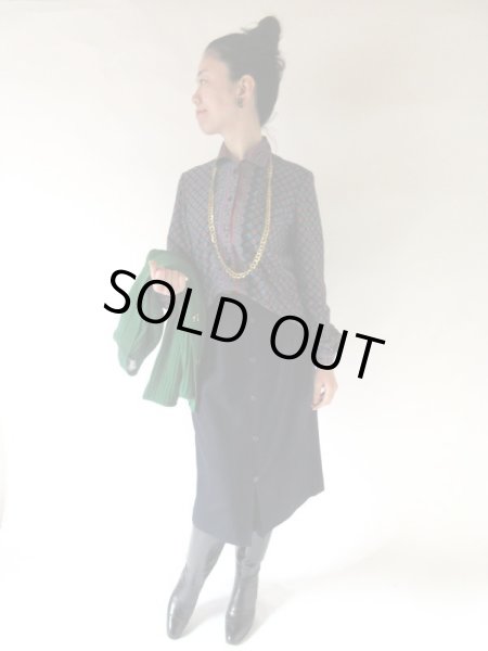 画像2: 【自慢の鮮やか配色*】レトロ配色の柄シャツ (2)