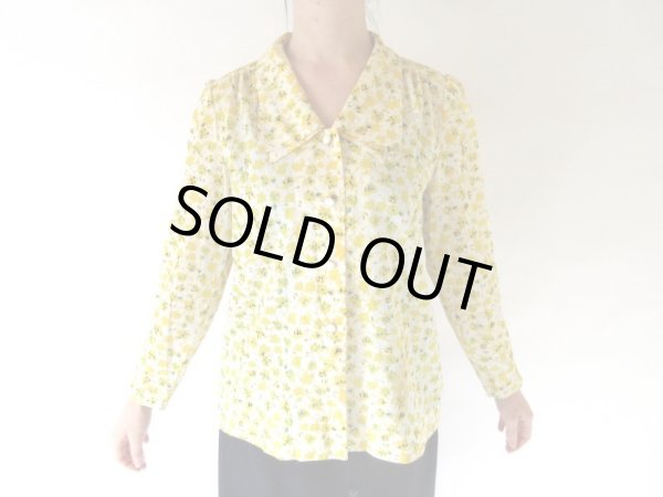 画像3: 【ボタンもオシャレ*】ゆったりめ*二重襟のクラシカルブラウス (3)