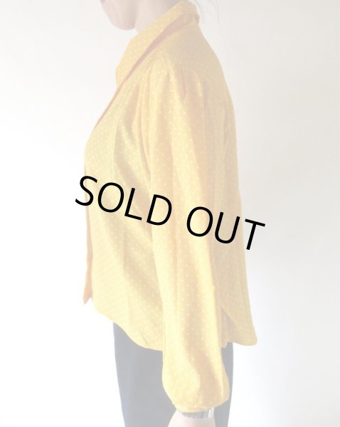 画像4: 【差し色に最適*】ゆったりsize*愛されドット柄シャツ (4)