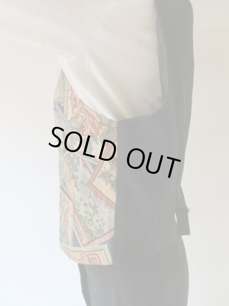 画像8: 【魅惑のゴブラン織り*】ゆったりsize*絵葉書柄ベスト (8)