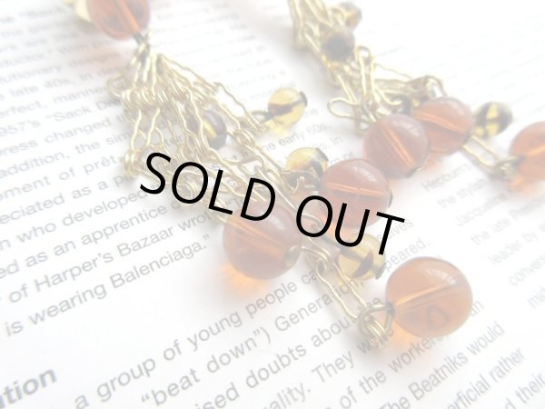 画像5: 【繊細さと遊び心と*】つやブラウンビーズの揺れイヤリング (5)