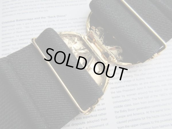 画像5: 【使い回し力に自信あり*】未使用*クラシカルバックルのゴムベルト (5)