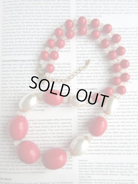 画像3: 【遊び心の差し色*】ぽってりビーズのネックレス (3)