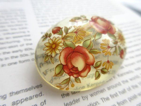 画像3: 【艶っぽさにグッときたら*】未使用*クラシカルフラワーブローチA (3)