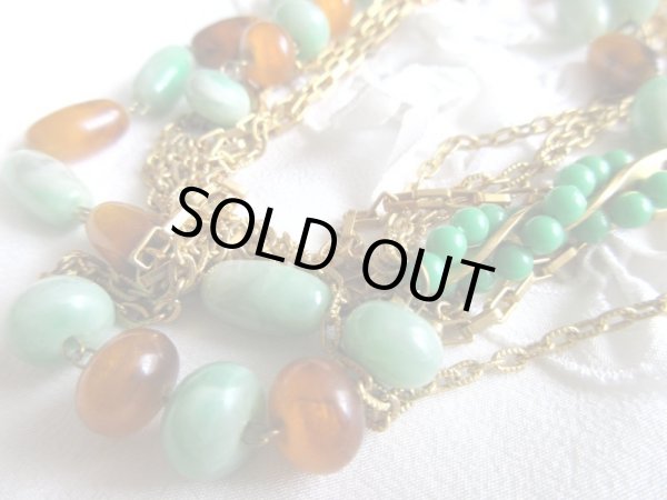 画像2: 【ジャラジャラ楽しい*】異素材ビーズのネックレス (2)