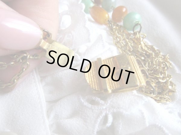 画像8: 【ジャラジャラ楽しい*】異素材ビーズのネックレス (8)