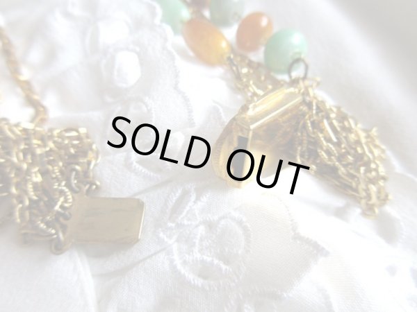 画像9: 【ジャラジャラ楽しい*】異素材ビーズのネックレス (9)