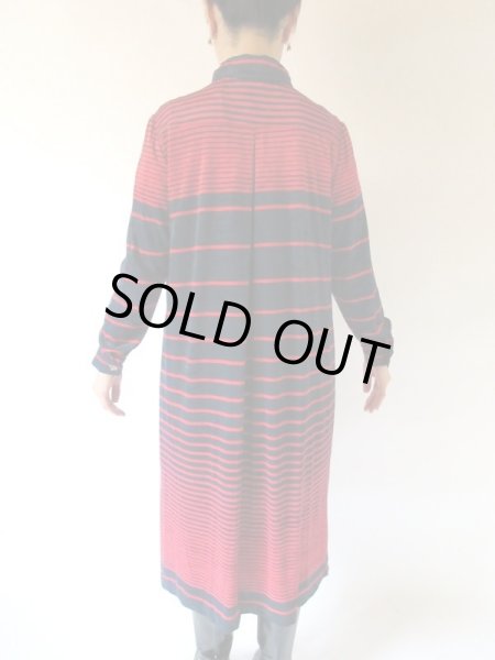 画像5: 【間違いない配色*】ゆったりsize*レトロボーダーワンピース  (5)