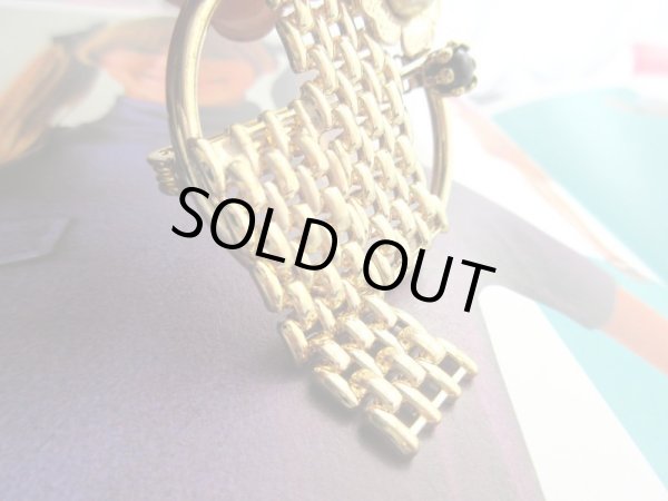 画像6: 【ちょうどいいリッチ感*】未使用*小花とゆれるデザインブローチ (6)