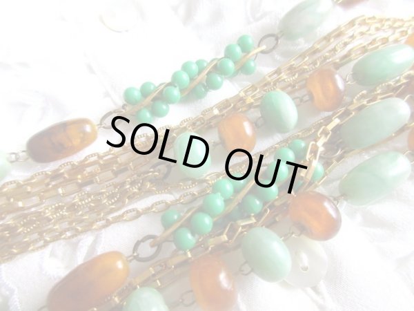 画像10: 【ジャラジャラ楽しい*】異素材ビーズのネックレス (10)